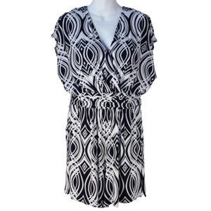Sangria Black & White Romper